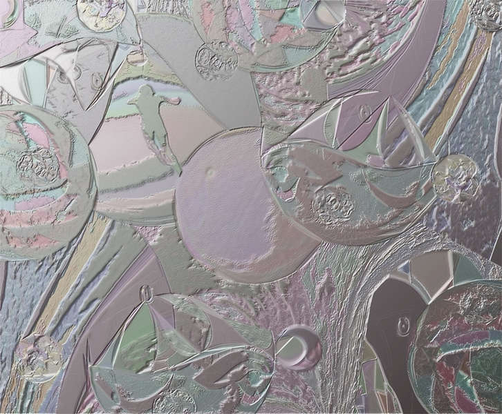 NuUni-2.jpg : As Recent As... : American artist digital invention archival artifact color print image emerging capture creative convergent transparency universe dream history painter Hybrid exhibition