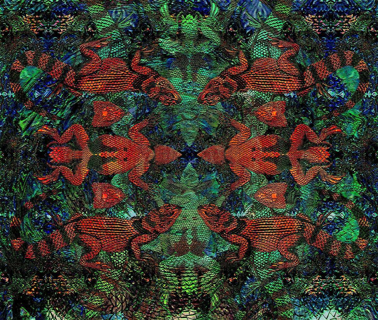 REDLIZsimple-72-1.jpg : Section 3 : American artist digital invention archival artifact color print image emerging capture creative convergent transparency universe dream history painter Hybrid exhibition