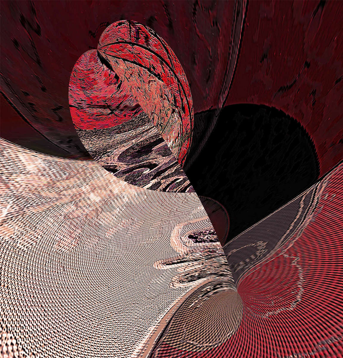 The_Moose_Who_Thouight_He-Was_A_Reindeer.jpg : Section 3 : American artist digital invention archival artifact color print image emerging capture creative convergent transparency universe dream history painter Hybrid exhibition