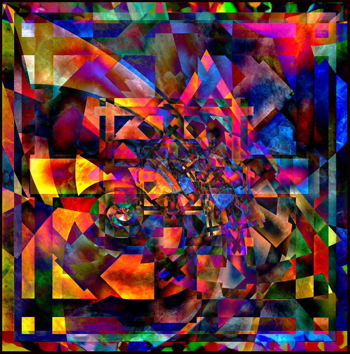 DiamondCrossTriangleSquare.jpg : Section 3 : American artist digital invention archival artifact color print image emerging capture creative convergent transparency universe dream history painter Hybrid exhibition