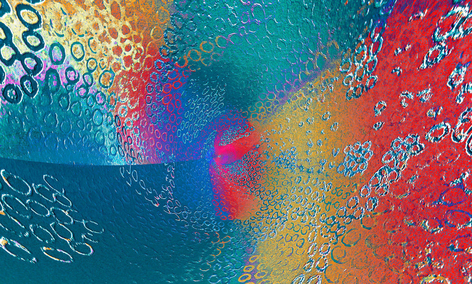 AquamarineFire.jpg : Section 2 : American artist digital invention archival artifact color print image emerging capture creative convergent transparency universe dream history painter Hybrid exhibition