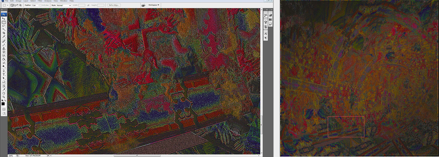 Dream_millilitre-.jpg : Section 3 : American artist digital invention archival artifact color print image emerging capture creative convergent transparency universe dream history painter Hybrid exhibition