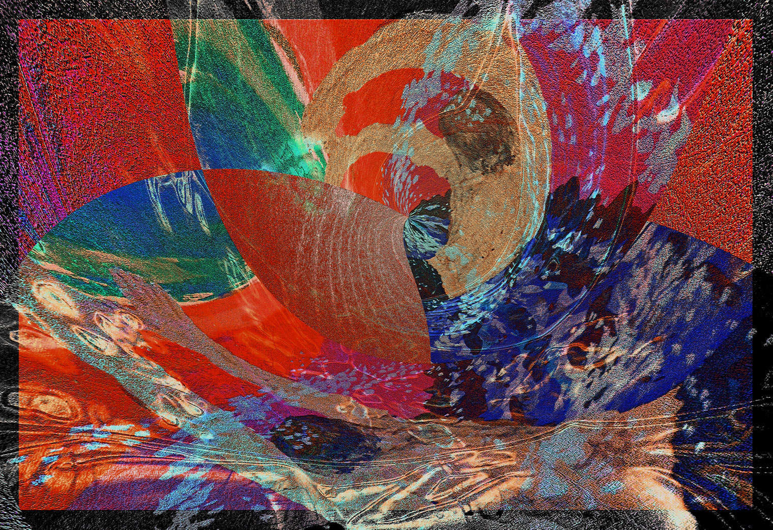 Swimming-Around-a-Fourth-Dimension.jpg : Section 2 : American artist digital invention archival artifact color print image emerging capture creative convergent transparency universe dream history painter Hybrid exhibition