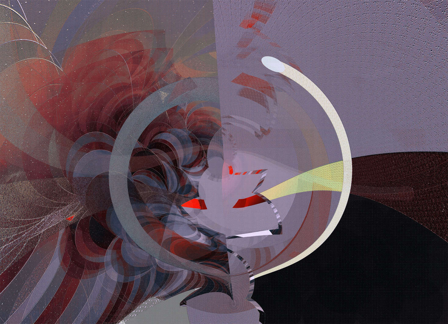 HillarysDoubleBubble.jpg : Section 2 : American artist digital invention archival artifact color print image emerging capture creative convergent transparency universe dream history painter Hybrid exhibition