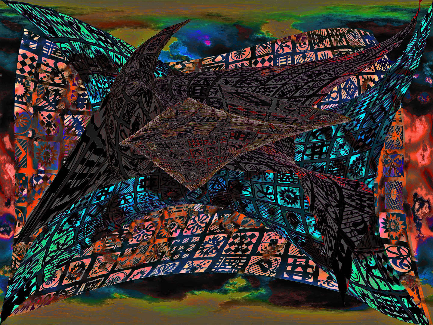 Signs_Are_Not_Clear.jpg : Section 2 : American artist digital invention archival artifact color print image emerging capture creative convergent transparency universe dream history painter Hybrid exhibition