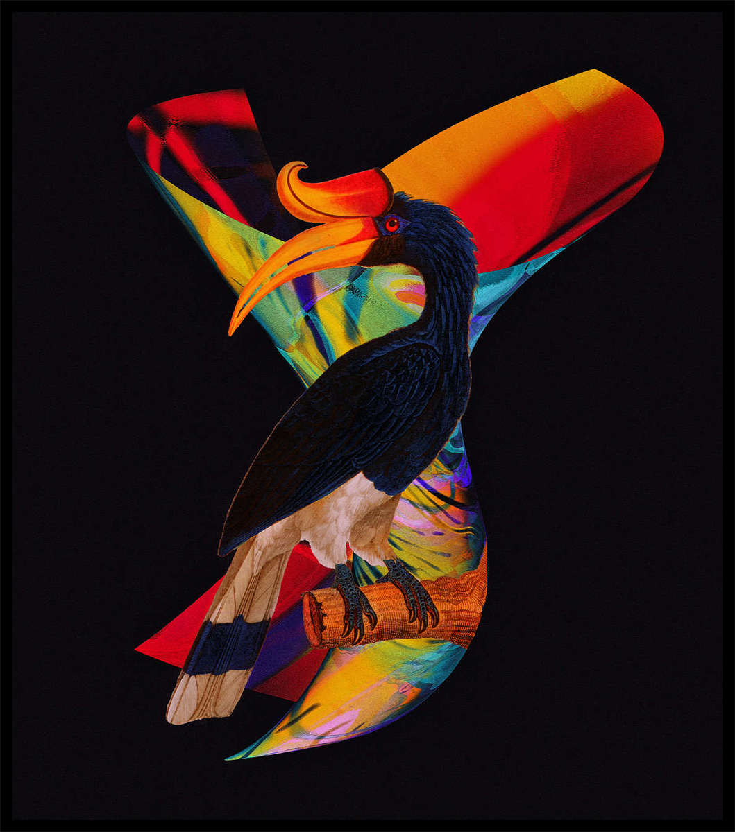 Tubular_Calao_Rhinoceros_Rex.jpg : Section 2 : American artist digital invention archival artifact color print image emerging capture creative convergent transparency universe dream history painter Hybrid exhibition