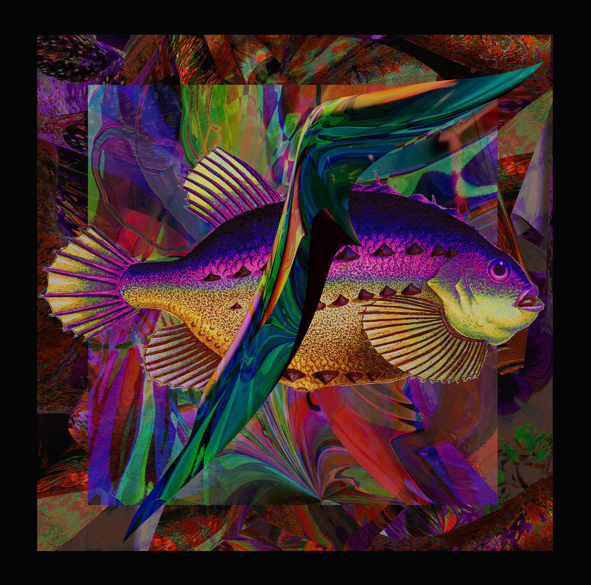 Cycloptere--Vote_Or_Die.jpg : Section 2 : American artist digital invention archival artifact color print image emerging capture creative convergent transparency universe dream history painter Hybrid exhibition