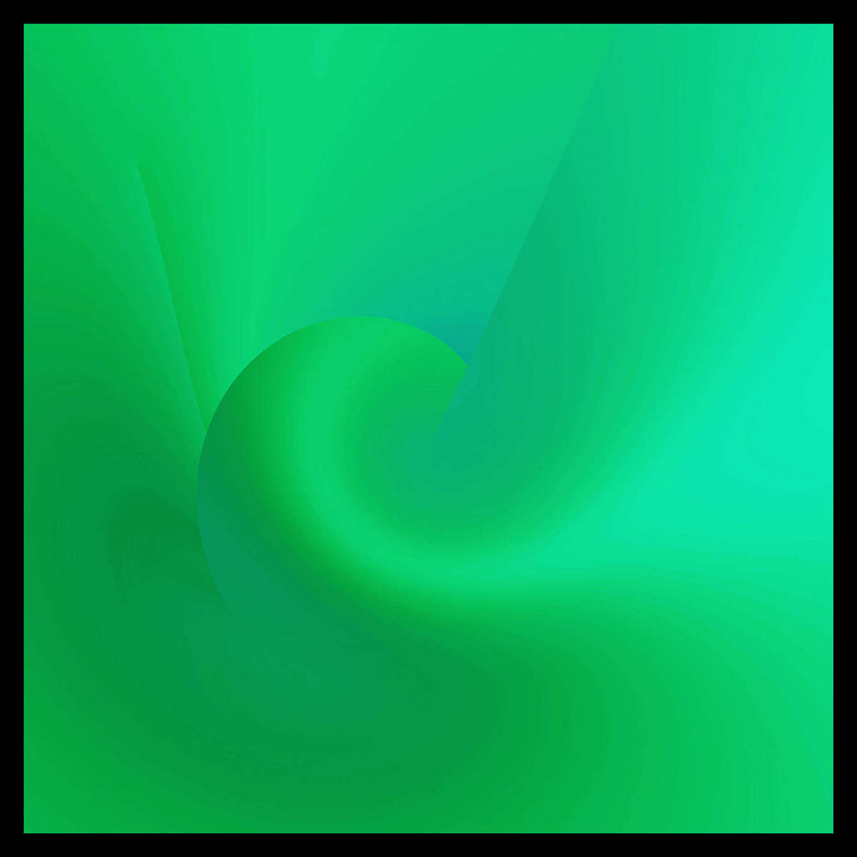 Rhapsody in Green : Section 0 : American artist digital invention archival artifact color print image emerging capture creative convergent transparency universe dream history painter Hybrid exhibition