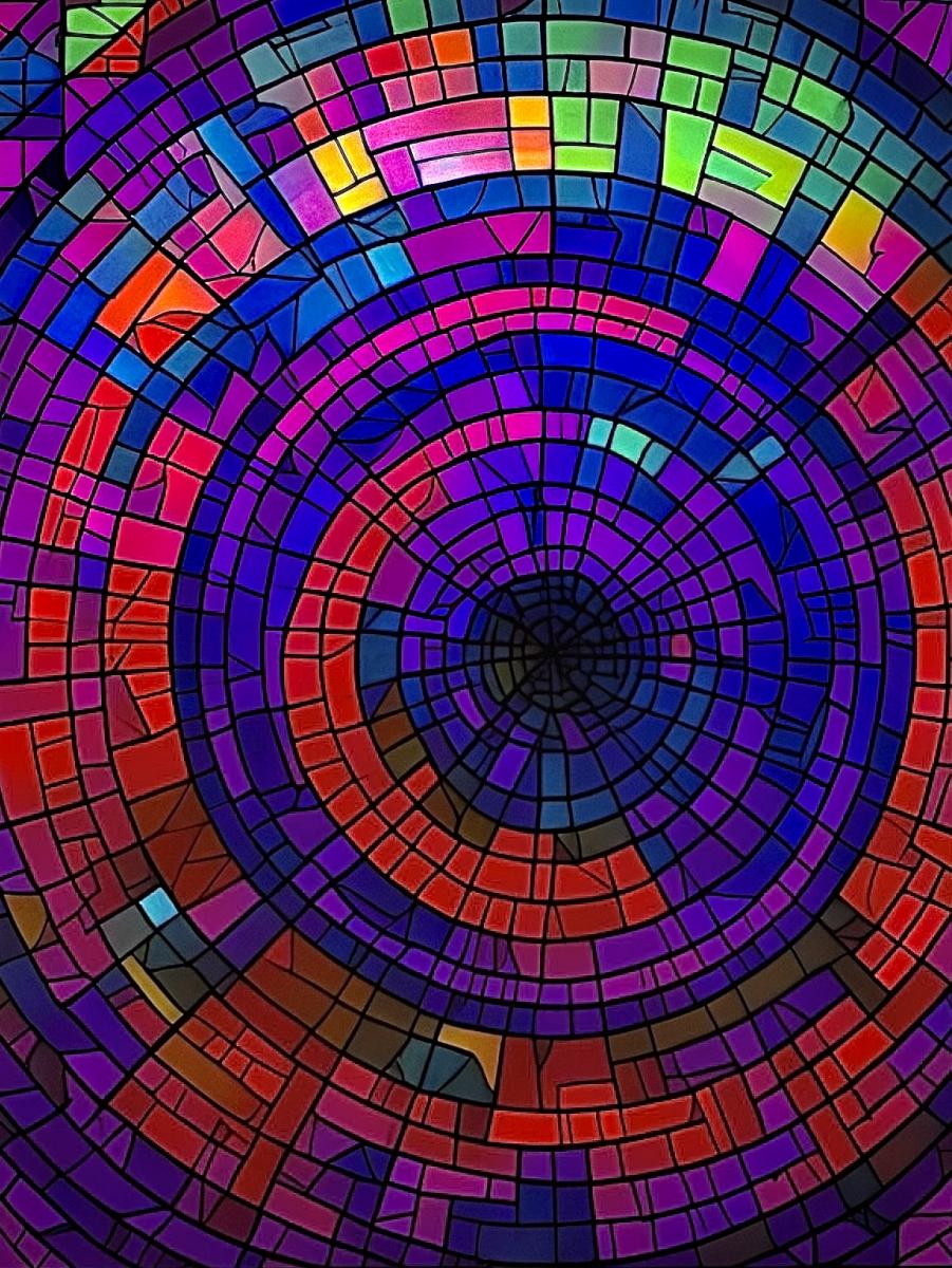 44B55A31-E2DE-43C9-8FCE-4DE3B0003277.jpeg : A.I. Iterations with My Digital Artifacts as Source Code #2 : American artist digital invention archival artifact color print image emerging capture creative convergent transparency universe dream history painter Hybrid exhibition
