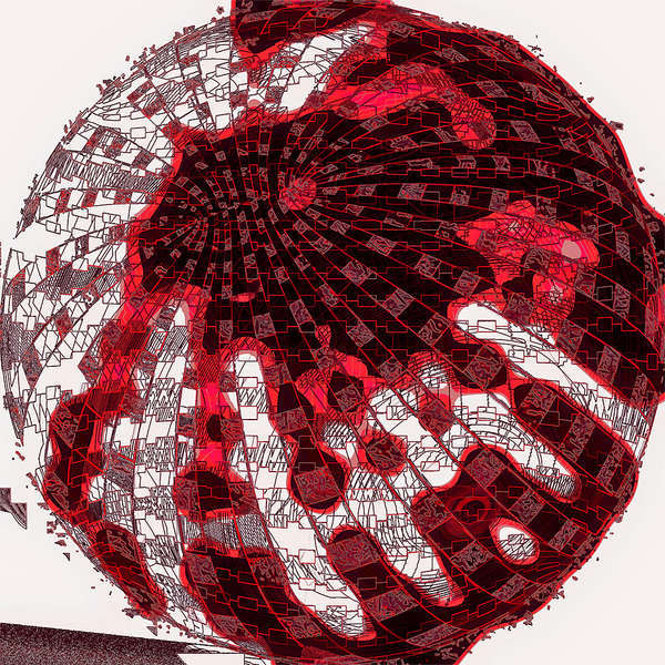 zippers_bc4.jpg : Sphere Series : American artist digital invention archival artifact color print image emerging capture creative convergent transparency universe dream history painter Hybrid exhibition