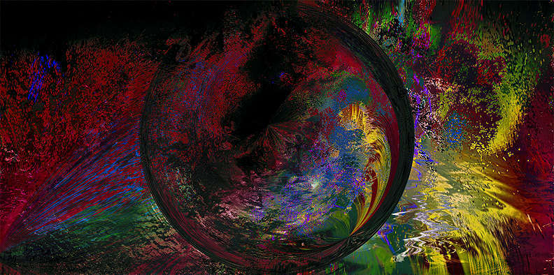 "Entering The Spinal Canal - Two of Three" © Brad Michael Moore 2008 : It'sYour MainPain : American artist digital invention archival artifact color print image emerging capture creative convergent transparency universe dream history painter Hybrid exhibition
