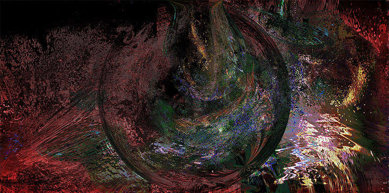 tinkerbell_222V.jpg : Sphere Series : American artist digital invention archival artifact color print image emerging capture creative convergent transparency universe dream history painter Hybrid exhibition