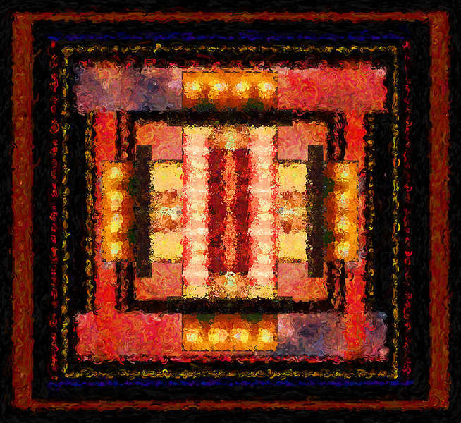 "Panel for PJPII" © 2010 Brad Michael Moore : Digital Artifacts 2 : American artist digital invention archival artifact color print image emerging capture creative convergent transparency universe dream history painter Hybrid exhibition