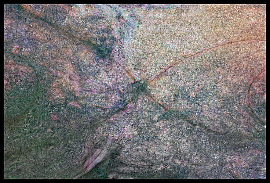 "Fish Skinned Mural 1x1" : Digital Artifacts 3 : American artist digital invention archival artifact color print image emerging capture creative convergent transparency universe dream history painter Hybrid exhibition