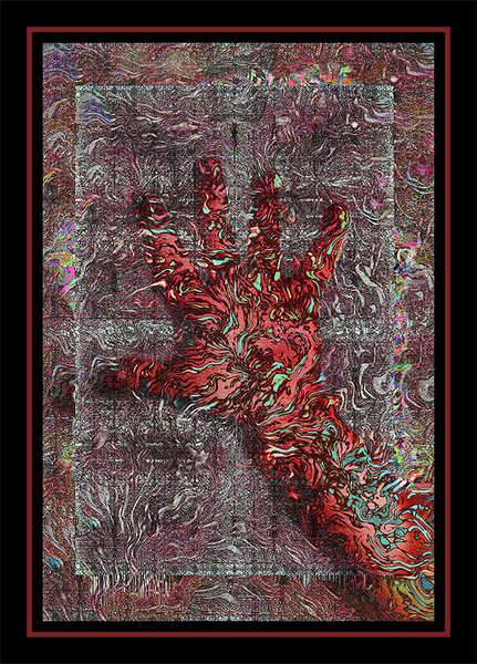 "Holding a Window Pane to My Dream" : Digital Artifacts 3 : American artist digital invention archival artifact color print image emerging capture creative convergent transparency universe dream history painter Hybrid exhibition