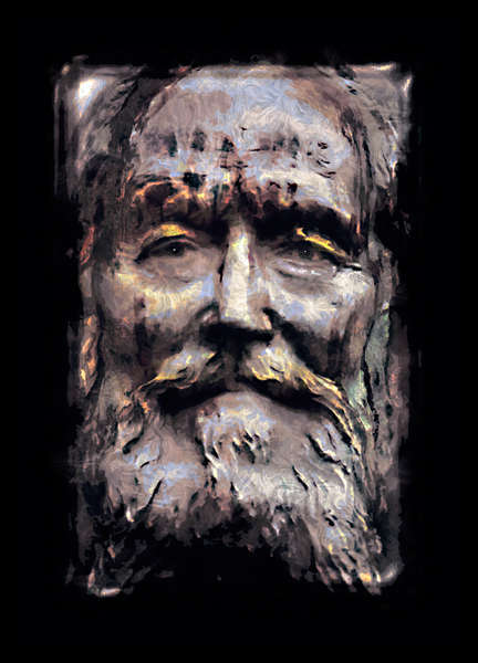 "Sogneprest Ole Tobias Olsen - Norway" : Real World : American artist digital invention archival artifact color print image emerging capture creative convergent transparency universe dream history painter Hybrid exhibition