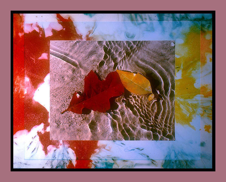 "Together - Two" : MayoBravo PaintedGlass DigitalDream : American artist digital invention archival artifact color print image emerging capture creative convergent transparency universe dream history painter Hybrid exhibition