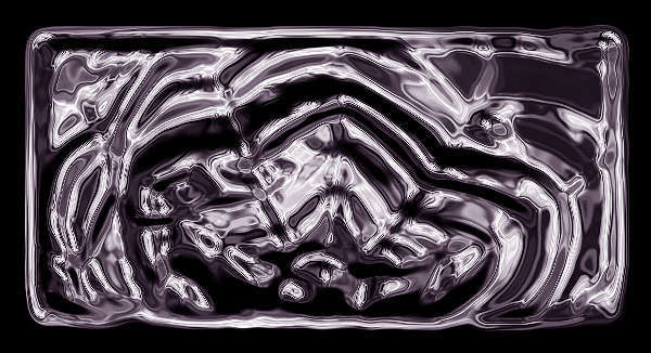 "Night Crab" : Chrome Series : American artist digital invention archival artifact color print image emerging capture creative convergent transparency universe dream history painter Hybrid exhibition