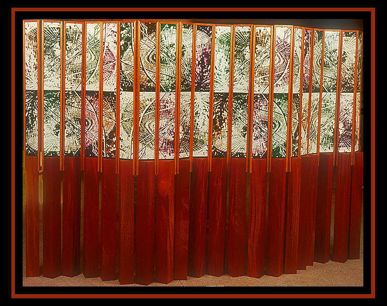 "Spider Web of Lindale" : Sculpture Stuff : American artist digital invention archival artifact color print image emerging capture creative convergent transparency universe dream history painter Hybrid exhibition