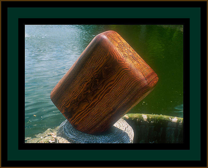 "Mexican Rosewood Spirit Wood Spinner" : Sculpture Stuff : American artist digital invention archival artifact color print image emerging capture creative convergent transparency universe dream history painter Hybrid exhibition