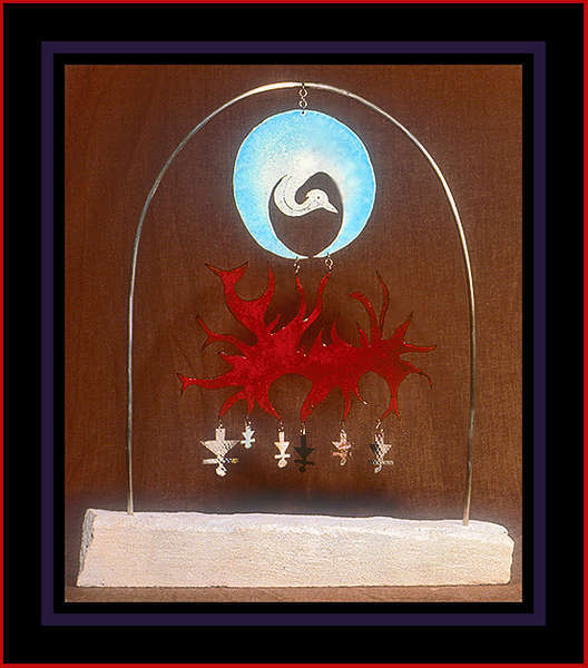 "Loss of Innocence" : Sculpture Stuff : American artist digital invention archival artifact color print image emerging capture creative convergent transparency universe dream history painter Hybrid exhibition