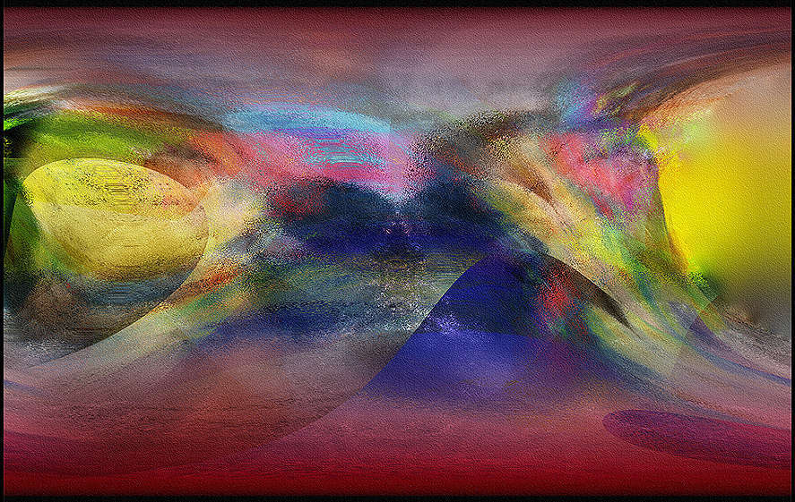 "Male/Female" © 2010 Brad Michael Moore : Digital Artifacts 1 : American artist digital invention archival artifact color print image emerging capture creative convergent transparency universe dream history painter Hybrid exhibition